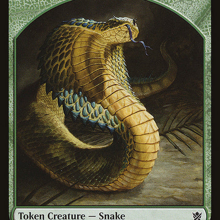 Snake Token [Khans of Tarkir Tokens]