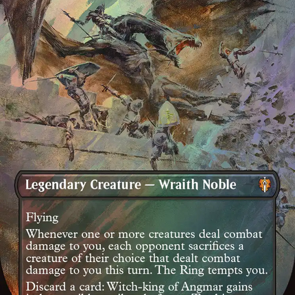 Witch-king of Angmar (Borderless) (Surge Foil) [The Hobbit: Eternal-Legal]