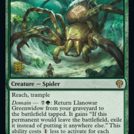 Llanowar Greenwidow [Dominaria United Prerelease Promos]