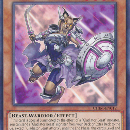 Gladiator Beast Attorix [CHIM-EN012] Rare