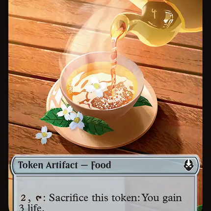 Clue (0018) // Food (0021) Double-Sided Tokens [Avatar: The Last Airbender Tokens]