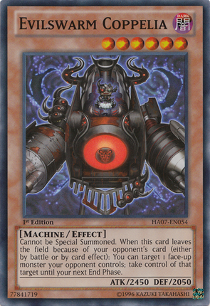 Evilswarm Coppelia [HA07-EN054] Super Rare