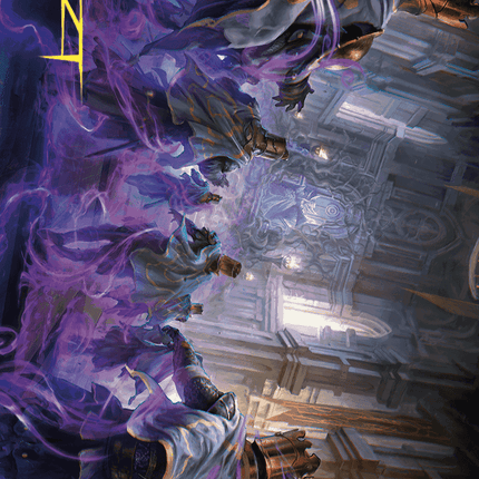 Eerie Interference Art Card (Gold-Stamped Signature) [Wilds of Eldraine Art Series]