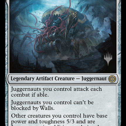 Graaz, Unstoppable Juggernaut (Promo Pack) [Phyrexia: All Will Be One Promos]