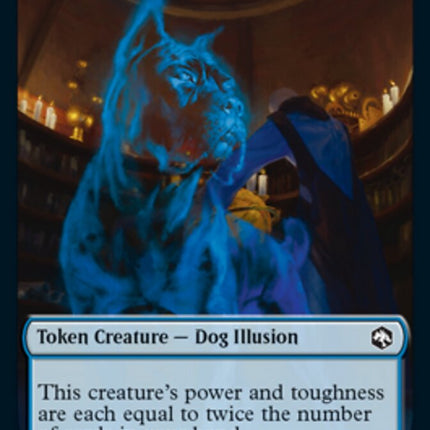 Dog Illusion // Boo Double-Sided Token [Dungeons & Dragons: Adventures in the Forgotten Realms Tokens]