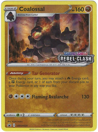 Coalossal (SWSH024) (Prerelease Promo) [Sword & Shield: Black Star Promos]