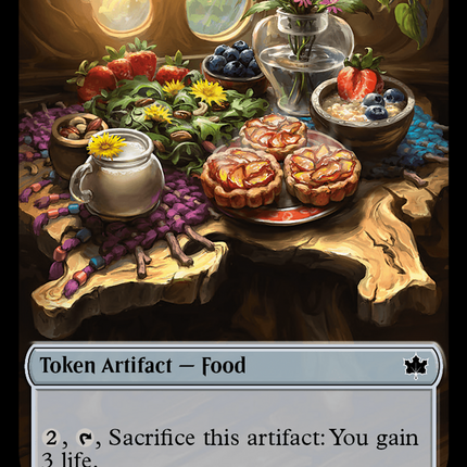 Food // Coruscation Mage Double-Sided Token [Bloomburrow Tokens]