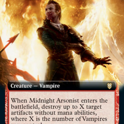 Midnight Arsonist (Extended Art) [Innistrad: Crimson Vow Commander]
