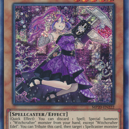 Witchcrafter Edel [MP20-EN222] Prismatic Secret Rare