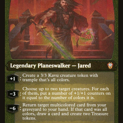 Jared Carthalion (Showcase Display Commander) [Dominaria United Commander]