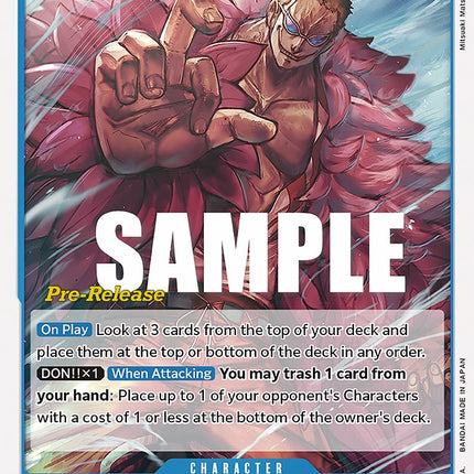 Donquixote Doflamingo [Paramount War Pre-Release Cards]