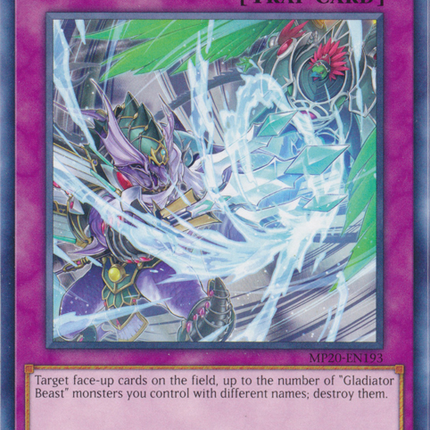 Gladiator Beast Charge [MP20-EN193] Common
