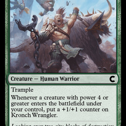 Kronch Wrangler [Ravnica: Clue Edition]