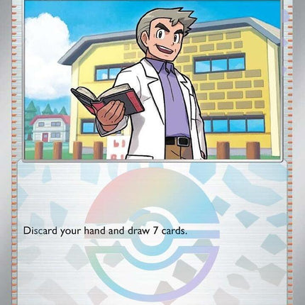 Professor's Research (122/131) [Professor Oak] (Poke Ball Pattern) [Scarlet & Violet: Prismatic Evolutions]