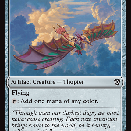 Ornithopter of Paradise [Aetherdrift Commander]