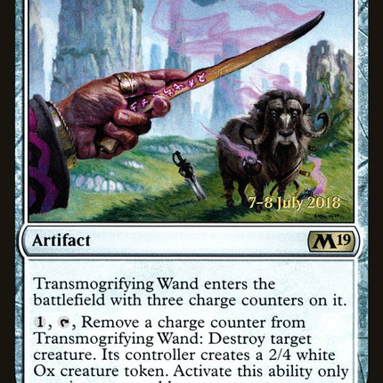 Transmogrifying Wand [Core Set 2019 Prerelease Promos]