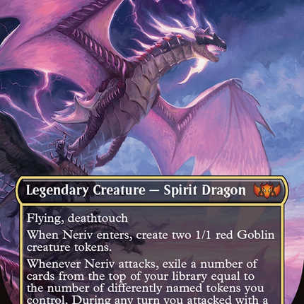 Neriv, Crackling Vanguard (Borderless) [Tarkir: Dragonstorm Commander]