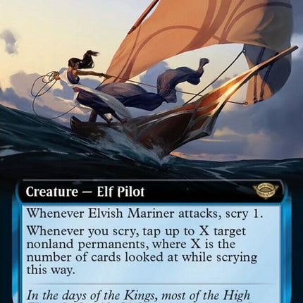 Elvish Mariner (Extended Art) [The Lord of the Rings: Tales of Middle-Earth]