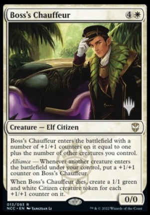 Boss's Chauffeur (Promo Pack) [Streets of New Capenna Commander Promos]