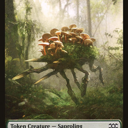 Angel // Saproling Double-Sided Token [Double Masters Tokens]