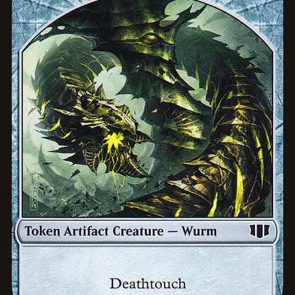 Wurm (032/036) // Goat Double-Sided Token [Commander 2014 Tokens]