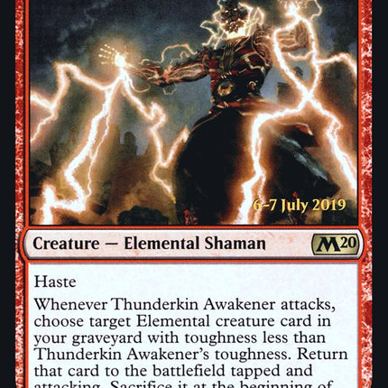 Thunderkin Awakener [Core Set 2020 Prerelease Promos]
