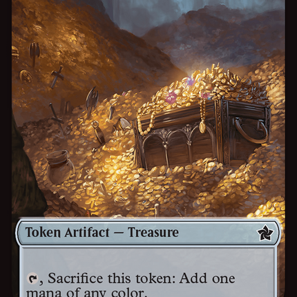 Goblin // Treasure Double-Sided Token [Foundations Tokens]