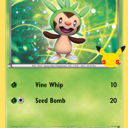 Chespin (XY01) (Jumbo Card) [First Partner Pack]