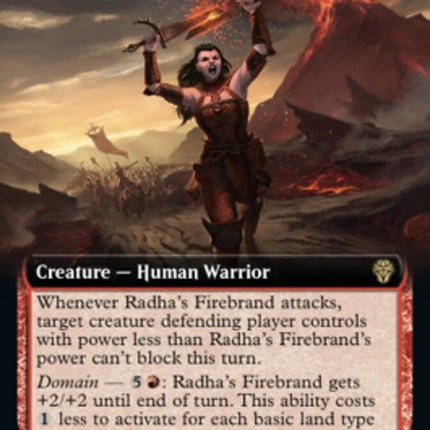 Radha's Firebrand (Extended Art) [Dominaria United]