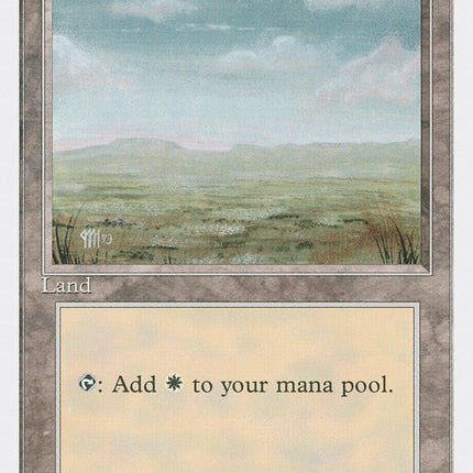 Plains (Signature on Left) [Fourth Edition]