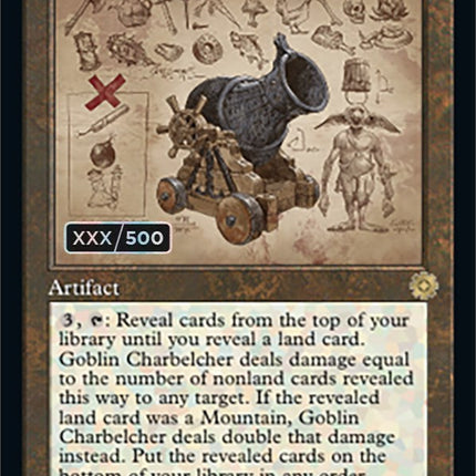 Goblin Charbelcher (Retro Schematic) (Serialized) [The Brothers' War Retro Artifacts]