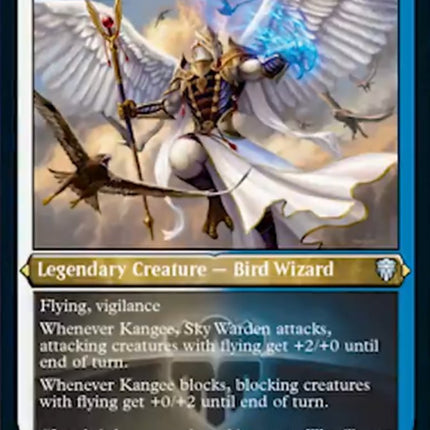 Kangee, Sky Warden (Etched) [Commander Legends]
