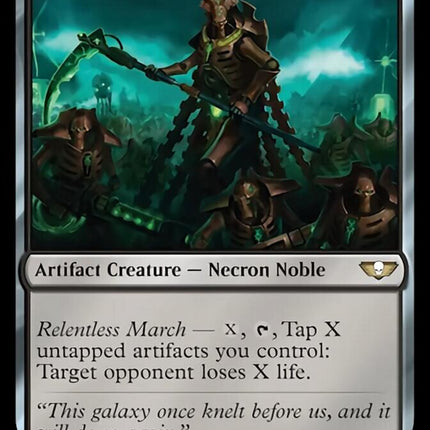 Necron Overlord (Surge Foil) [Warhammer 40,000]