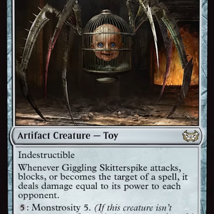 Giggling Skitterspike [Duskmourn: House of Horror Commander]