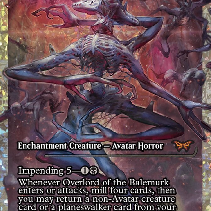 Overlord of the Balemurk (Japan Showcase Fracture Foil) [Duskmourn: House of Horror]