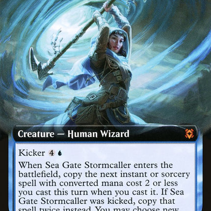 Sea Gate Stormcaller (Extended Art) [Zendikar Rising]