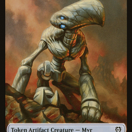 Myr // Thopter Double-Sided Token [Phyrexia: All Will Be One Commander Tokens]