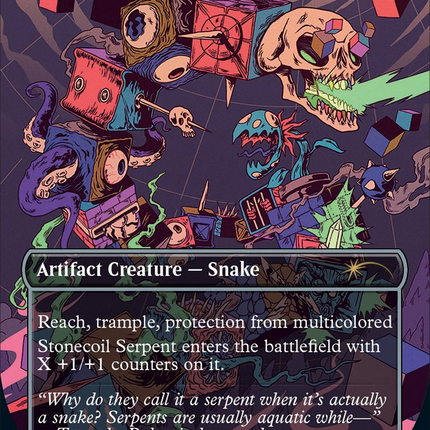 Stonecoil Serpent (Borderless) [Secret Lair Drop Series]