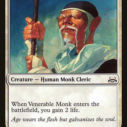 Venerable Monk (Divine vs. Demonic) [Duel Decks Anthology]