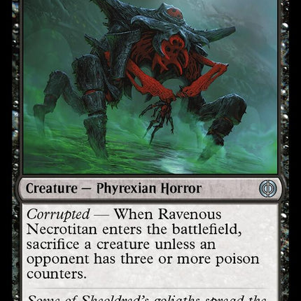 Ravenous Necrotitan [Phyrexia: All Will Be One]