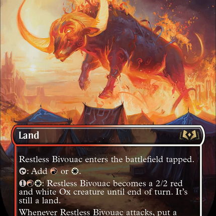 Restless Bivouac (Borderless Alternate Art) [Wilds of Eldraine]