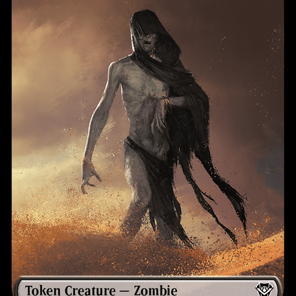 Zombie // Ox Warrior Double-Sided Token [Outlaws of Thunder Junction Commander Tokens]