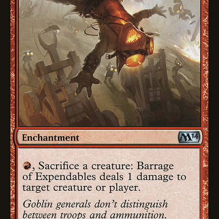 Barrage of Expendables [Magic 2014]