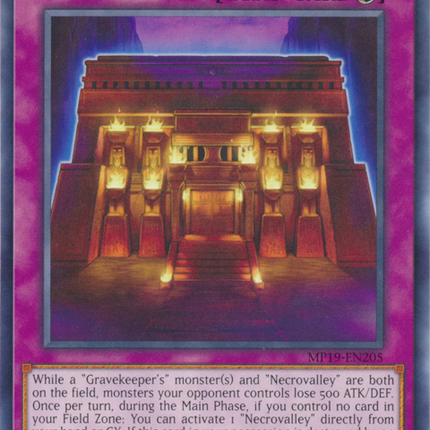 Necrovalley Temple [MP19-EN205] Common
