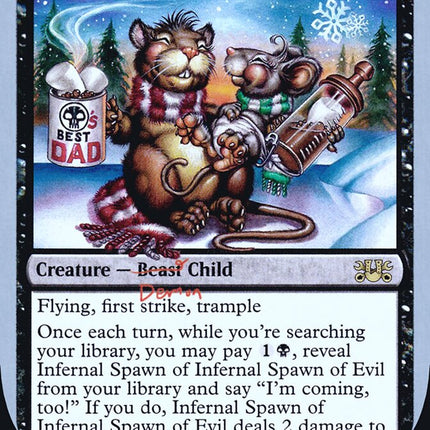 Infernal Spawn of Infernal Spawn of Evil (Unfinity Foil Edition) [The List]