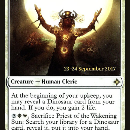 Priest of the Wakening Sun [Ixalan Prerelease Promos]