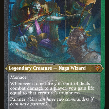 Ikra Shidiqi, the Usurper (Etched) [Commander Legends]