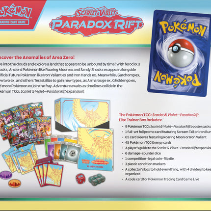 Scarlet & Violet: Paradox Rift - Elite Trainer Box (Roaring Moon)
