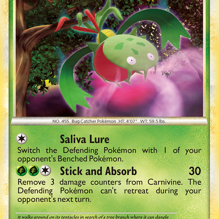 Carnivine (16/102) [HeartGold & SoulSilver: Triumphant]