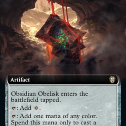 Obsidian Obelisk (Extended Art) [Dominaria United Commander]